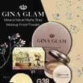 GINA GLAM mineral valvat   matte stay makeup finish   poeder