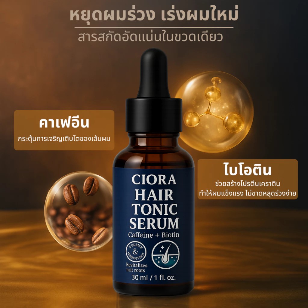 �ٻ�Ҿ���2 �ͧ�Թ��� : ������� ����ⷹԤ �����  - Ciora Hair Tonic Serum - ( 1�� 1 )
