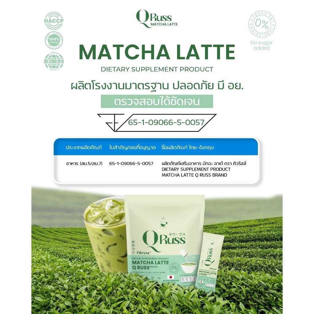 �ٻ�Ҿ���2 �ͧ�Թ��� : Qruss Matcha Latte �������� �ѷ������ �ѷ�о�������� ����� ����� �������� ( 1 ����� 15 �ͧ)