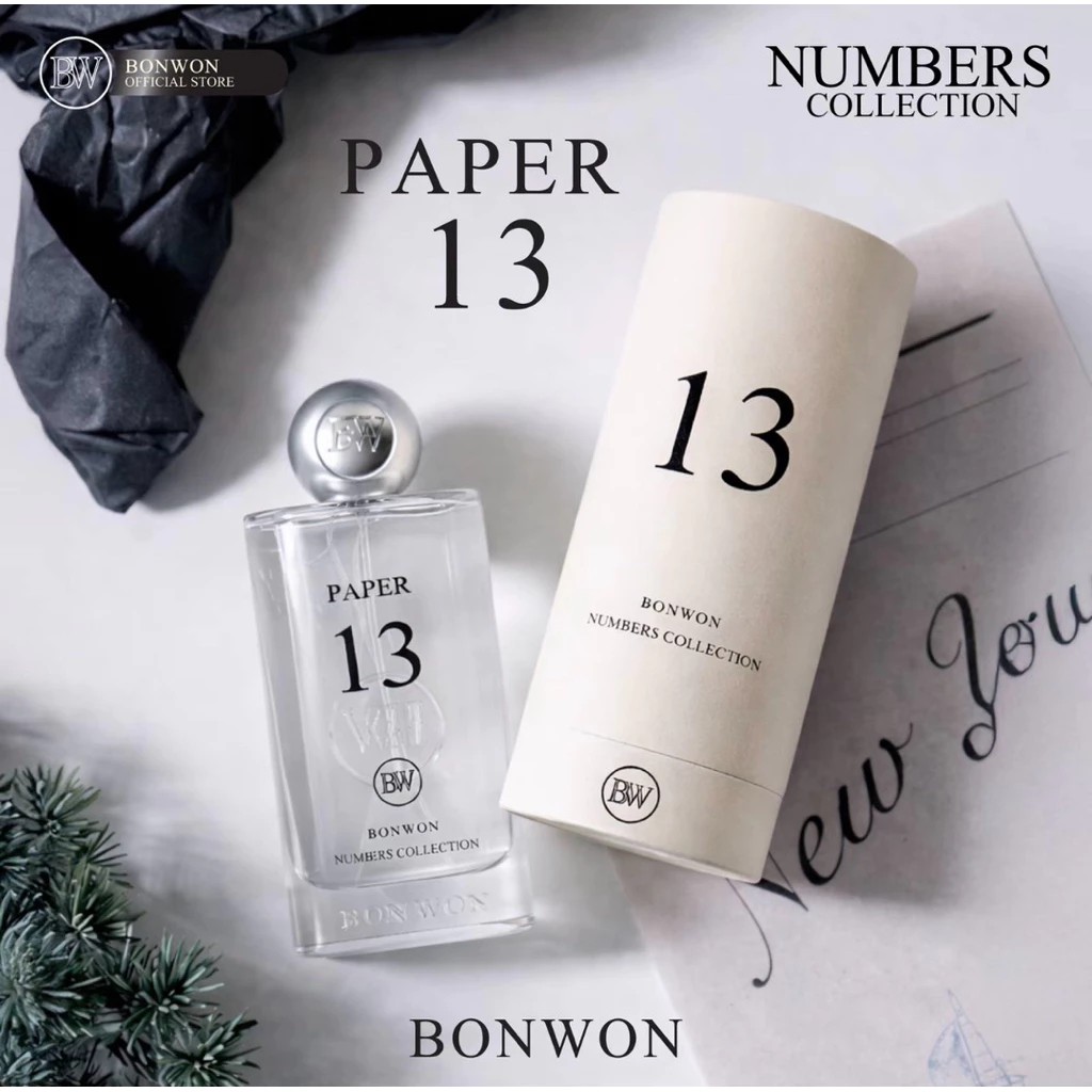 �ٻ�Ҿ���2 �ͧ�Թ��� : �������͹�͹  Bonwon No.13  PAPER  💥( ��������ͧ )💥 NUMBERS COLLECTION Perfume 100 ml. �ͧ�� 100%