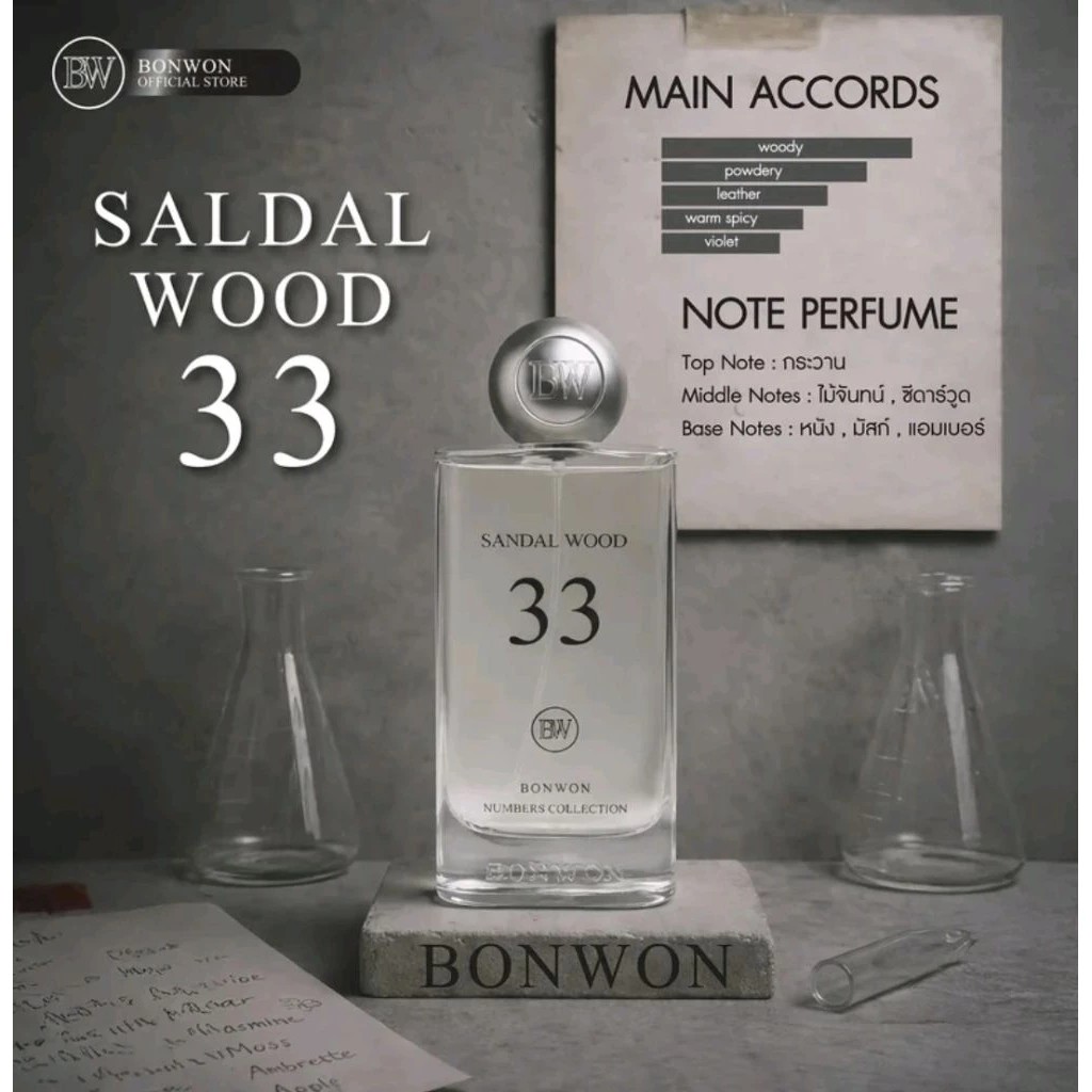 รูปภาพที่#2 ของสินค้า : น้ำหอม Bonwon No.33 Saldal Wood Numbers Collection Perfume 100 ( ของแท้ พร้อมกล่อง ) รูปภาพที่2 ของสินค้า : น้ำหอม Bonwon No.33 Saldal Wood Numbers Collection Perfume 100 ( ของแท้ พร้อมกล่อง )
