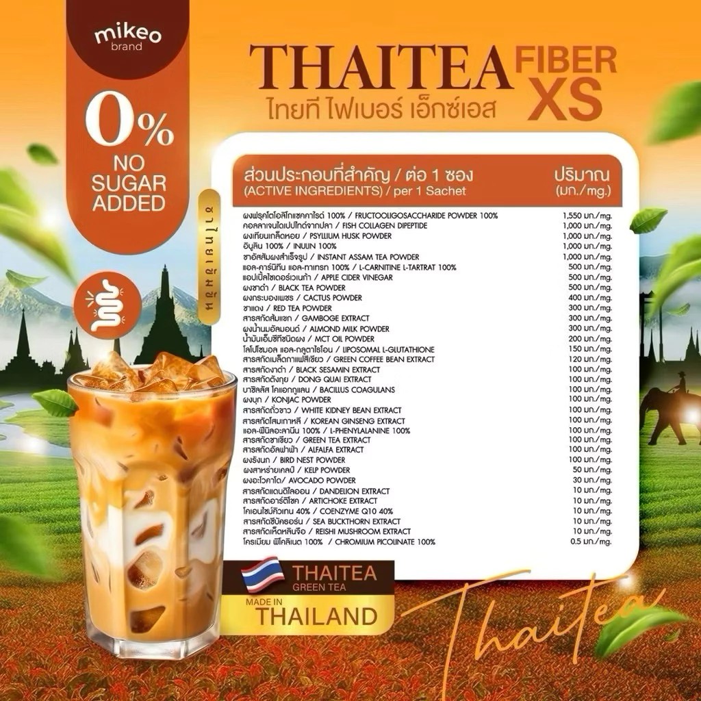 �ٻ�Ҿ���2 �ͧ�Թ��� : ���� ��������� Mikeo Thai Tea Fiber XS  - ��Ե�ѳ������������ �ù������ 1 ��� �� 20 �ͧ