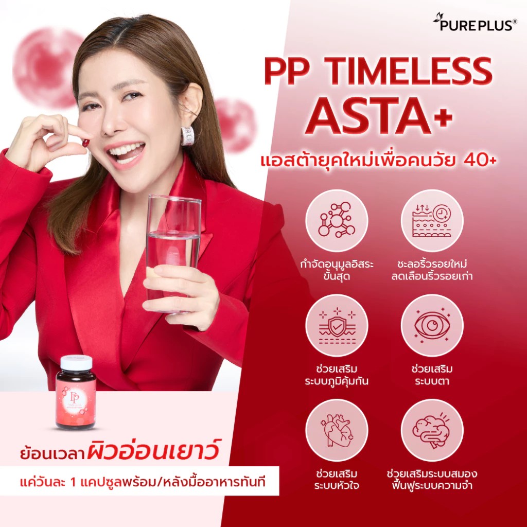 �ٻ�Ҿ���3 �ͧ�Թ��� : (1 ��лء) ��ʵ�᫹�Թ�ҡ  PP TIMELESS ASTAXANTHIN+ AstaZine  ����������� ���ͼ���� ����͹�����ҡ����