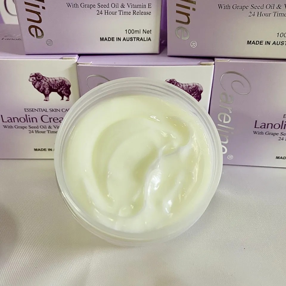 �ٻ�Ҿ���3 �ͧ�Թ��� : Careline Lanolin Cream with Grape Seed Oil & Vitanmin E 100ml ���ͤ�������鹴�����ǹ������ŧ��Ǩҡ����Թ�������ʡѴ����ѹ�ҡ���������� ʡѴ�ҡ����ͧ��